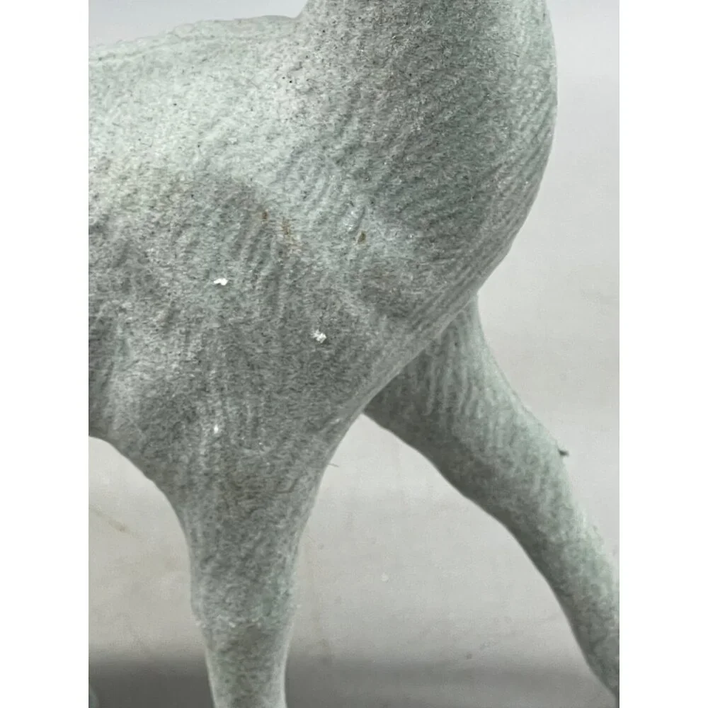 2021 Wonder shop Target Flocked blue reindeer Christmas Decor 13